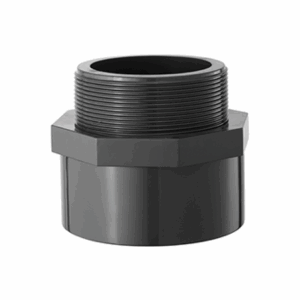 PIPE UNION U-PVC (ONE SIDE MALE THREAD)